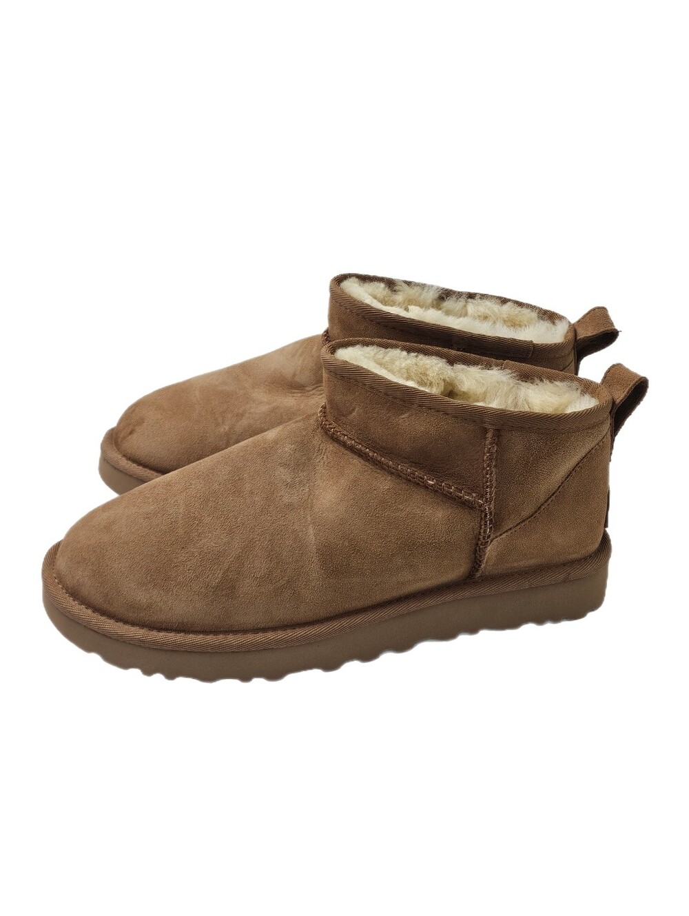 UGG Classic Ultra Mini Chestnut Brown Suede Ankle Boots Women's Size 7 NWOB Boot